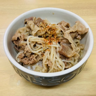 我が家の牛丼